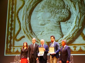 I premiati con il Sigismondo d'Oro: Paolo Fabbri e Marco Missiroli