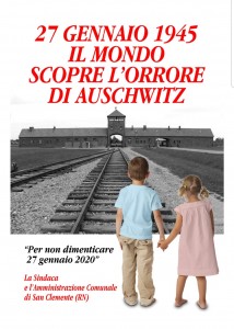 GIORNATA DELLA MEMORIA 2020