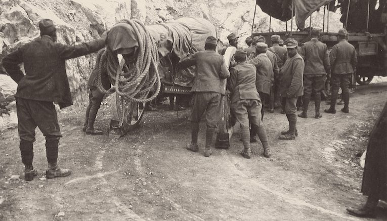 Soldati italiani durante la Grande Guerra