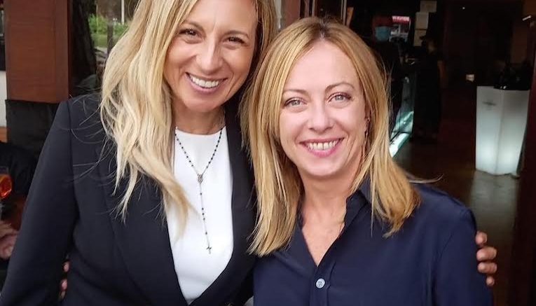 Domenica Spinelli e Giorgia Meloni