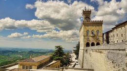 Veduta del centro storico di San Marino