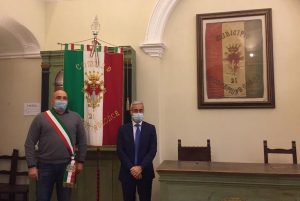 Il Sindaco Filippo Sica con il Prefetto Forlenza