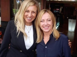 Domenica Spinelli e Giorgia Meloni