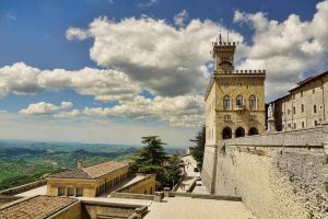 Veduta del centro storico di San Marino
