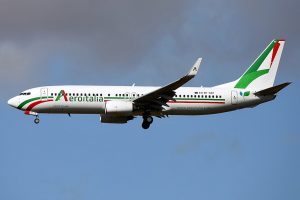 Un Boeing 737-800 di Aeroitalia