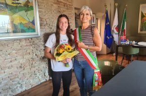Melissa Turchi e la Sindaca Cecchini